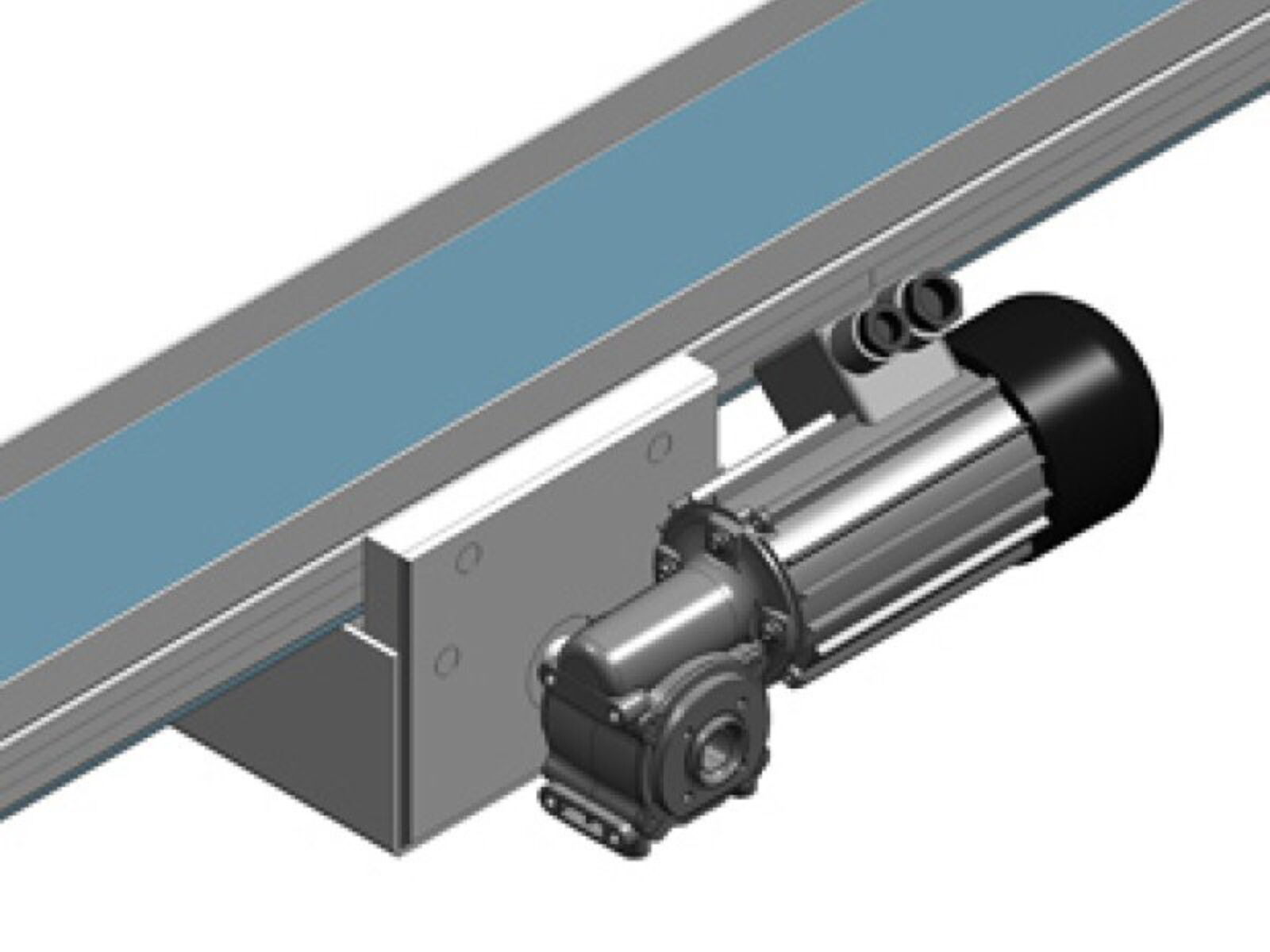Center conveyor belt drive (flange) I-Tech