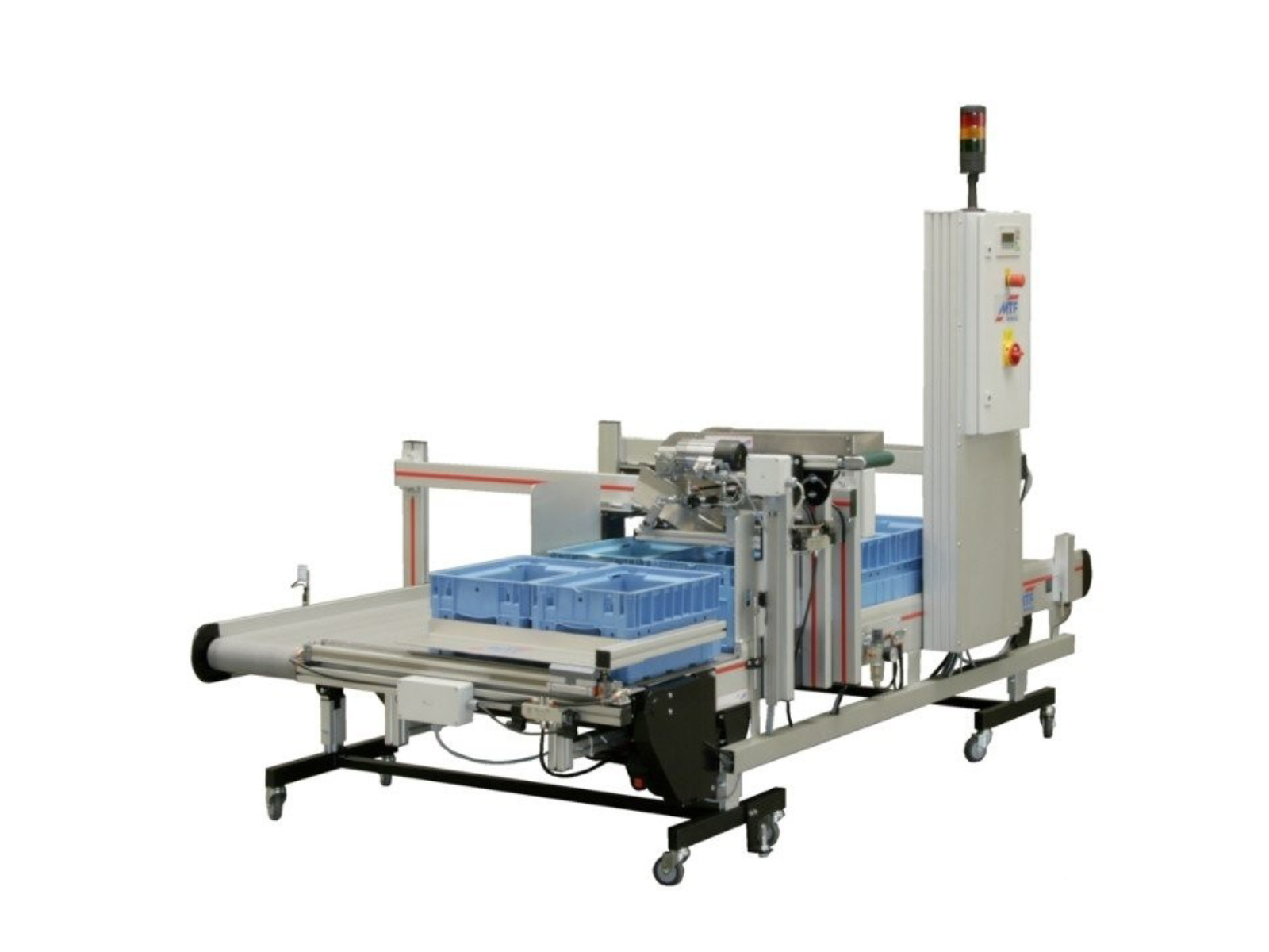 Depot station with pneumatic shifting unit