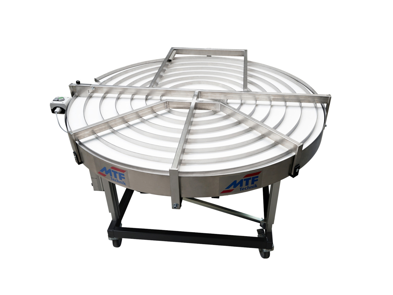 Rotary accumulation table with spiral