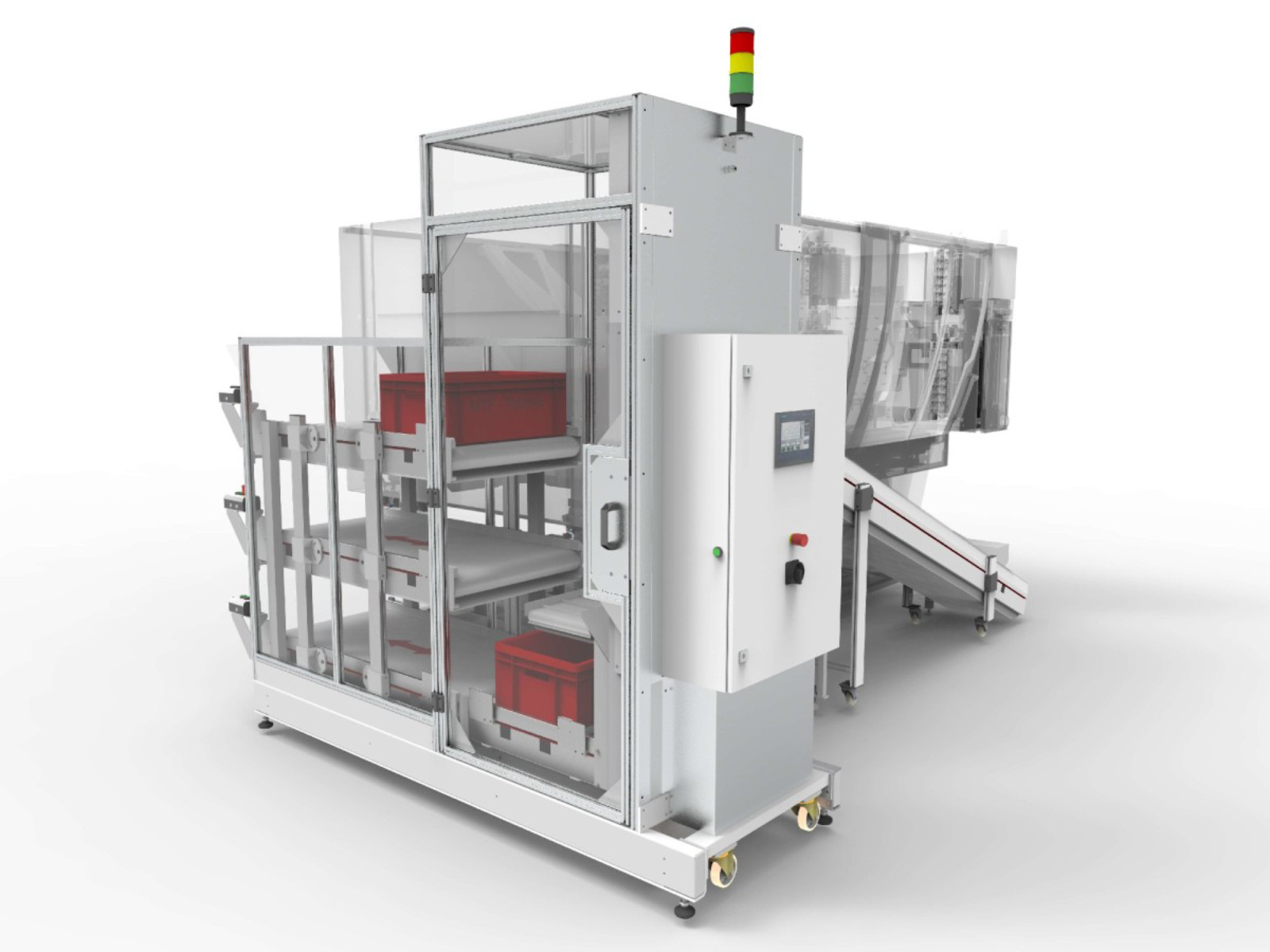 Elevator buffer system in the cleanroom