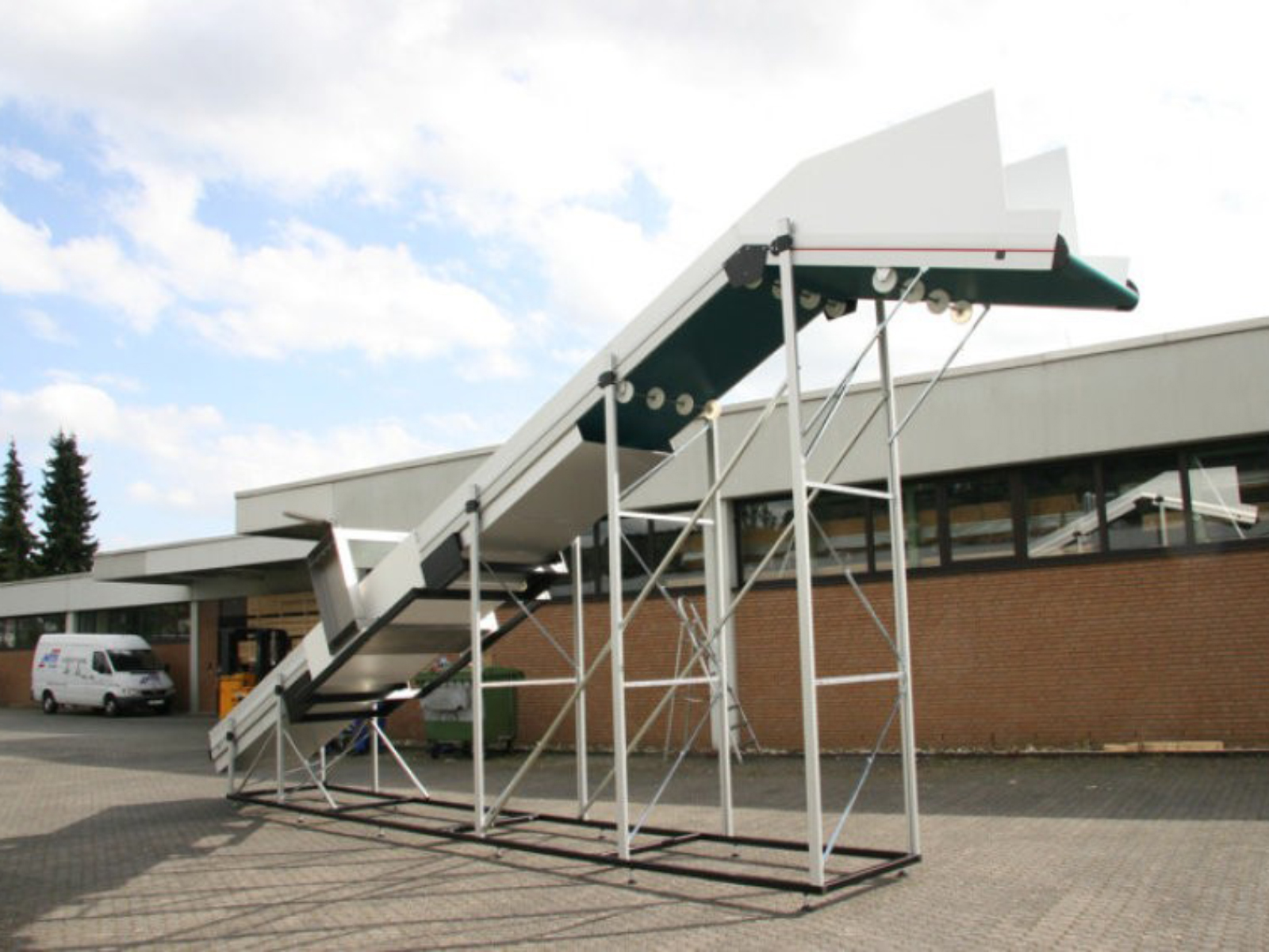 Mühlenbeschickungsband (Recycling)