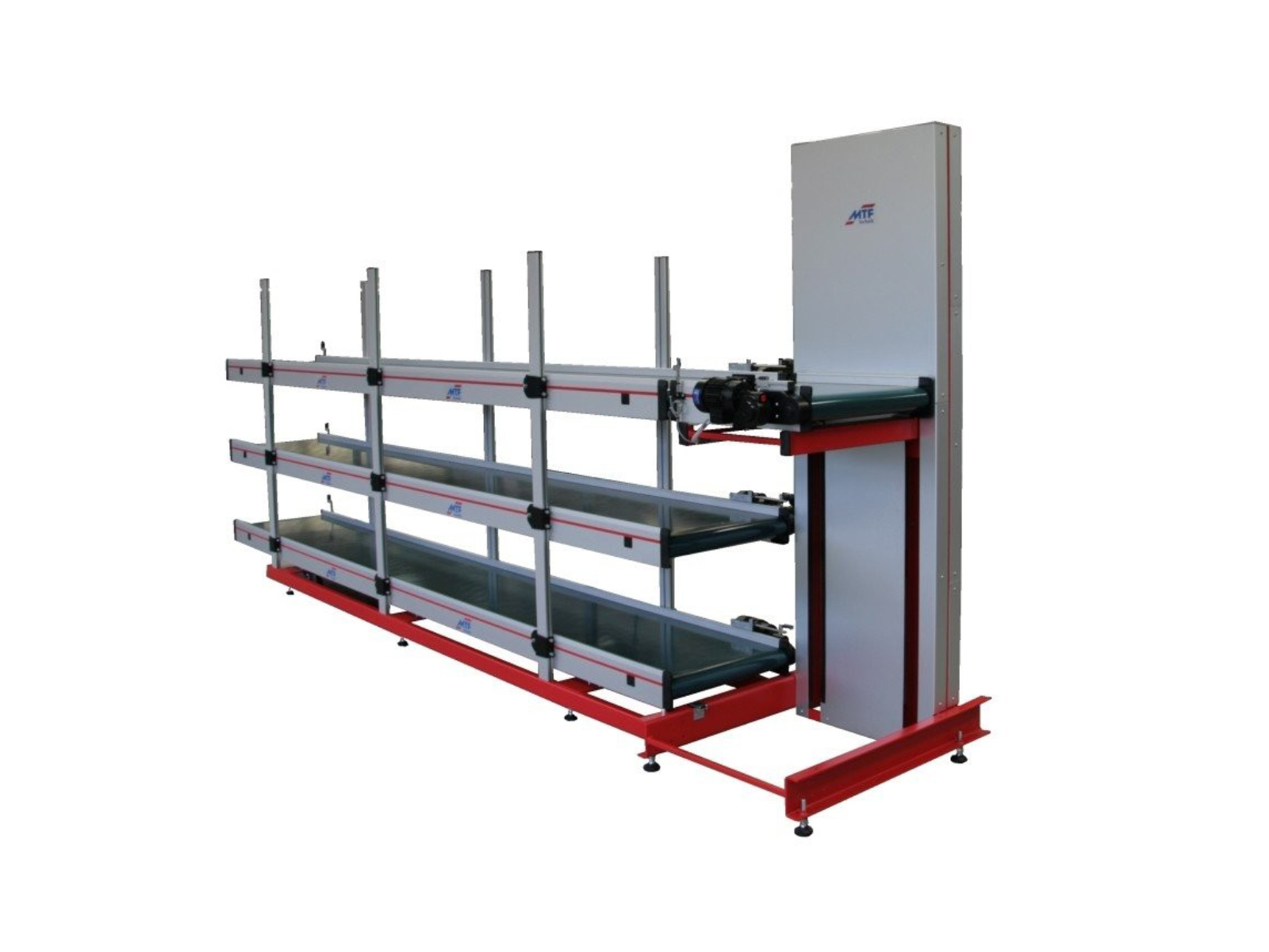 Buffer system for larger plastic parts
