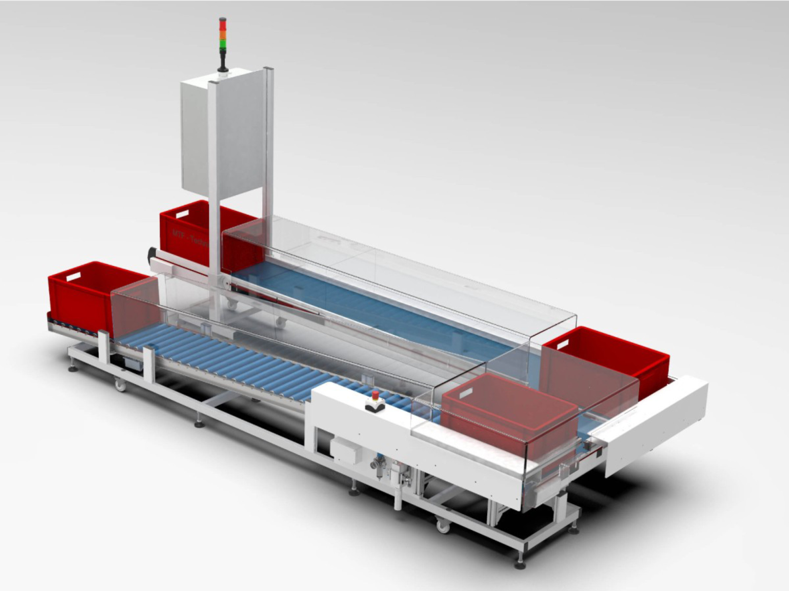 Cross-sliding buffer in injection molding machine