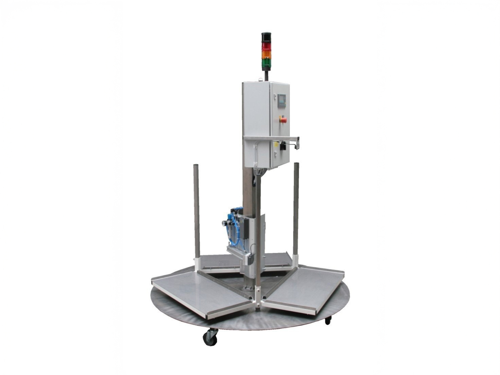 Special buffer carousel with RFID reader
